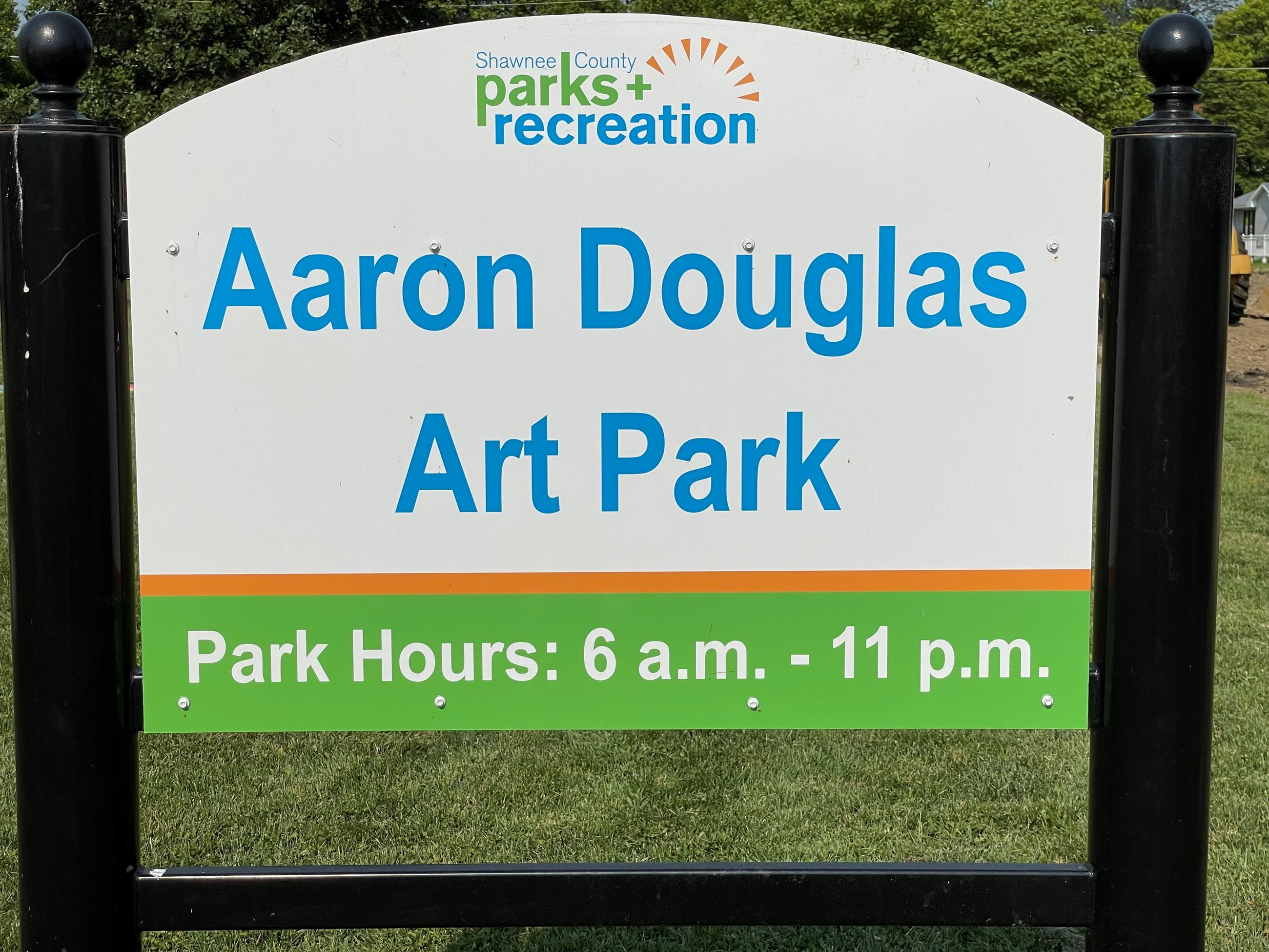 Aaron Douglas Art Park sign