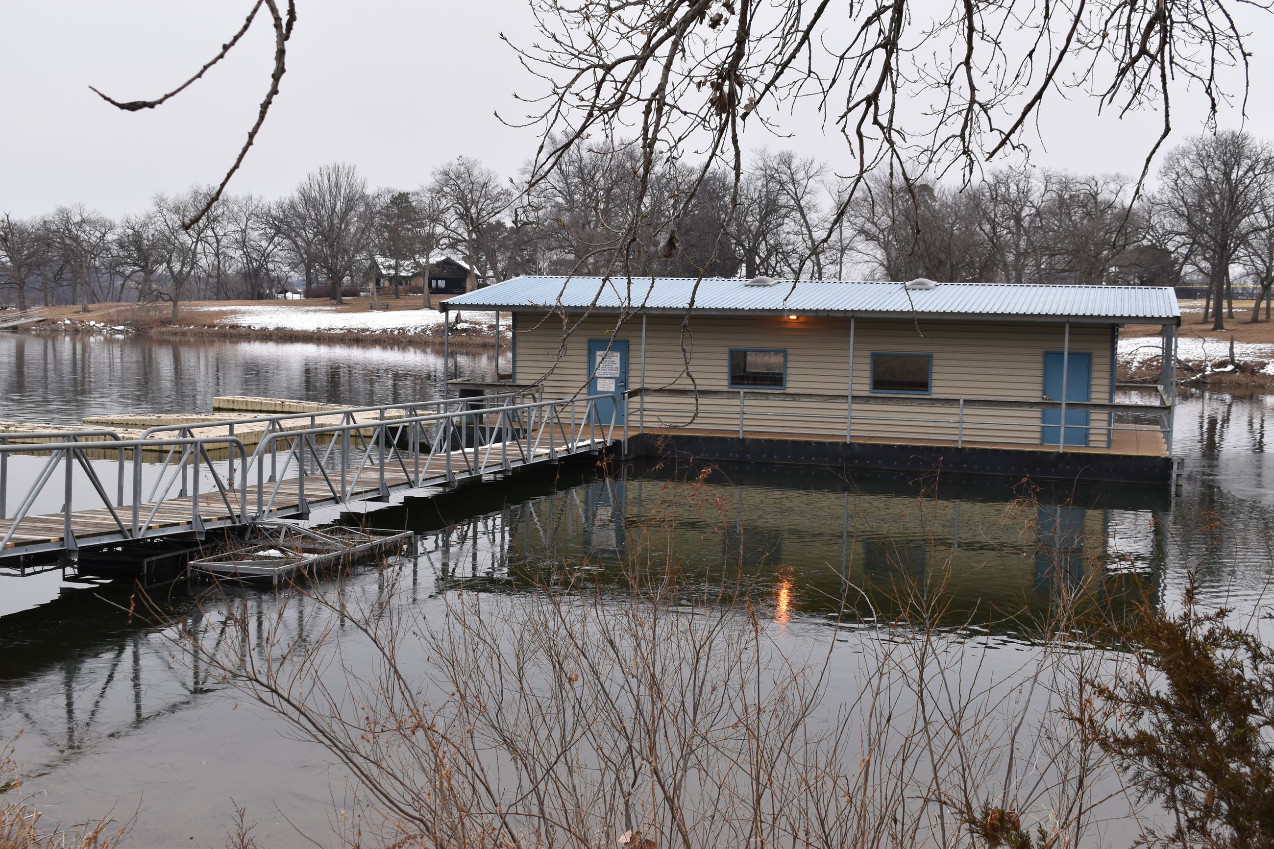 Outside of Heated Dock