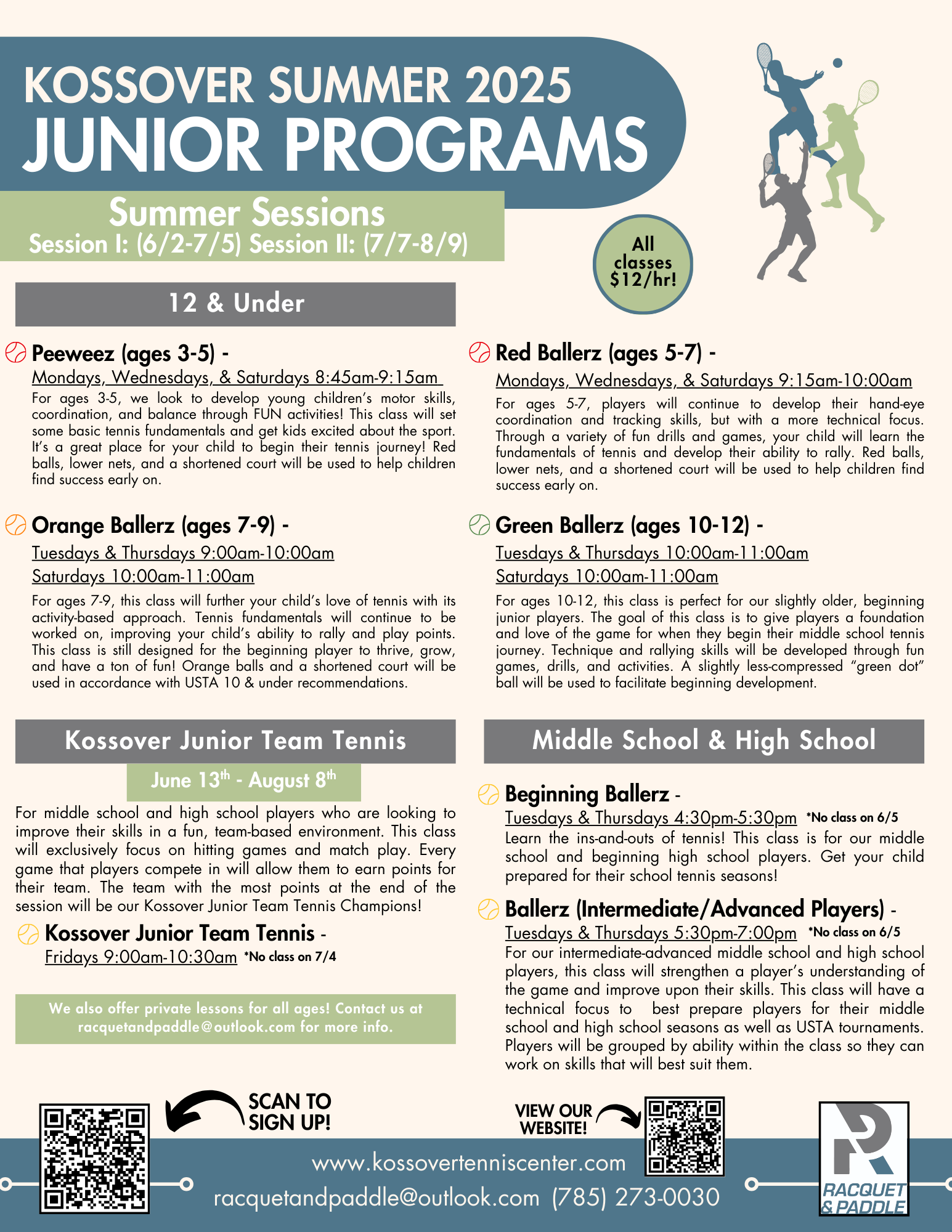 Summer 2025 Programming